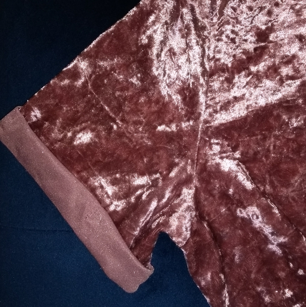 Soft & Electrifying Crushed Velvet Shirt